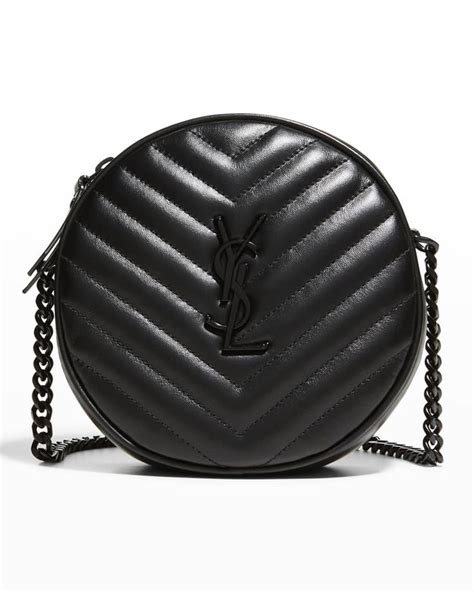 jade ysl round quilted grain de poudre crossbody bag